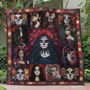 Skull Quilt Blanket Ver 30  Quilt